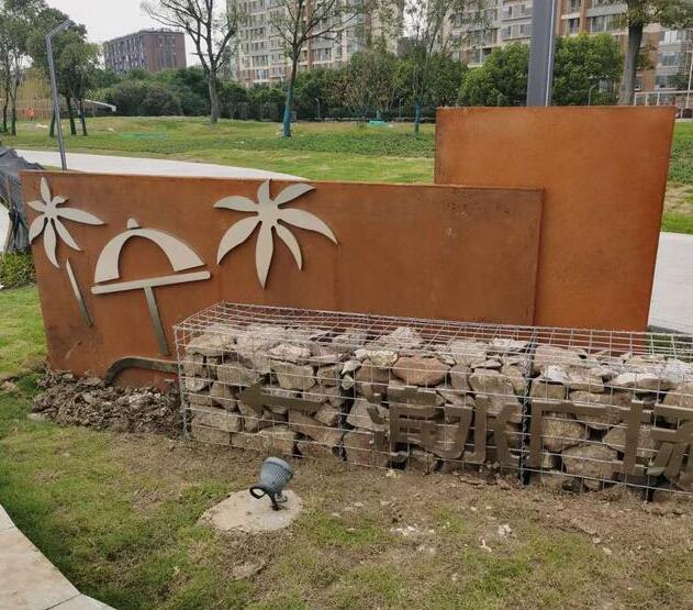 福州锈钢板挡土墙